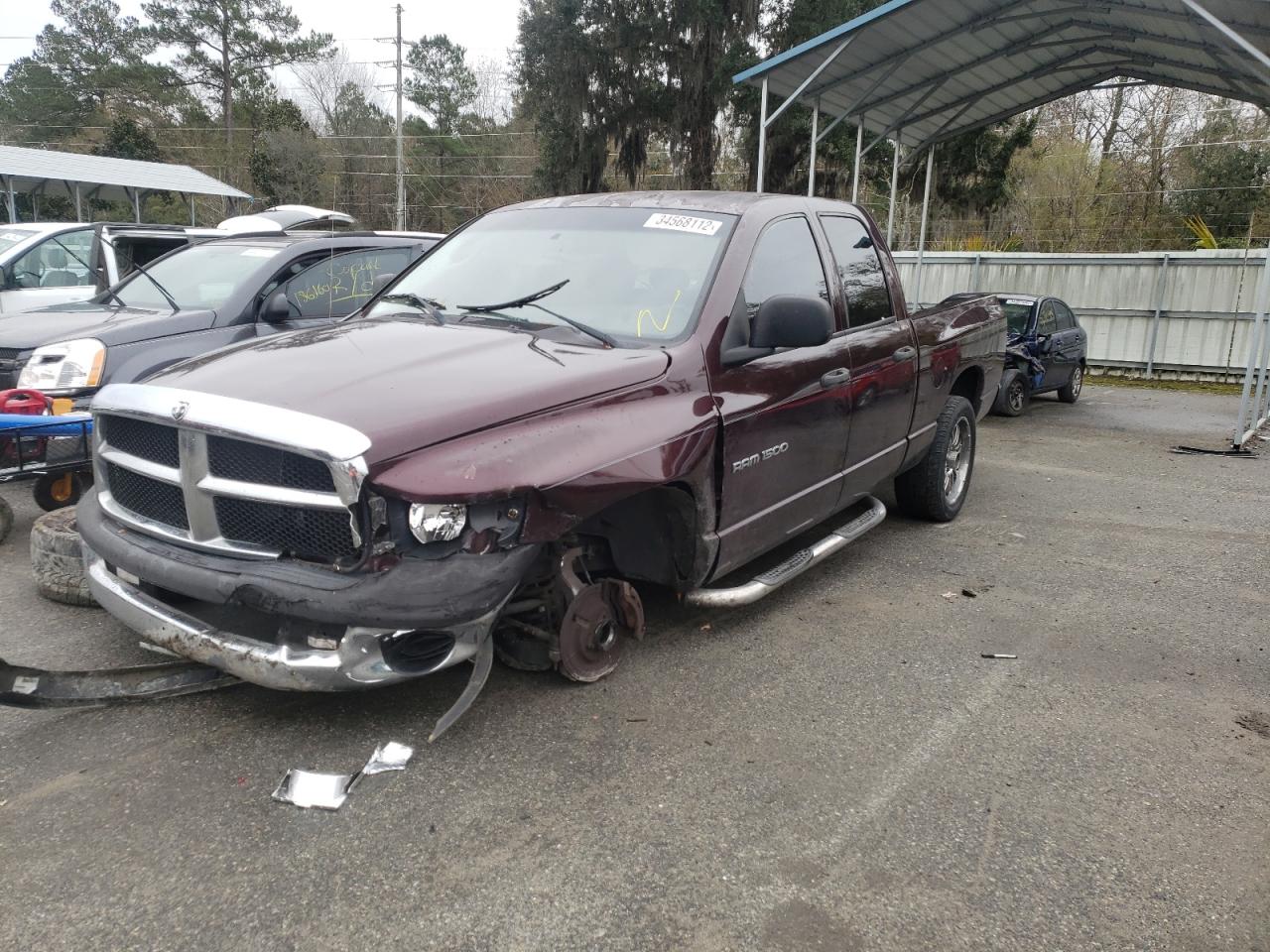 Photo 14 from auction – 2004 DODGE RAM 1500 S with VIN 1D7HA18N64S777739