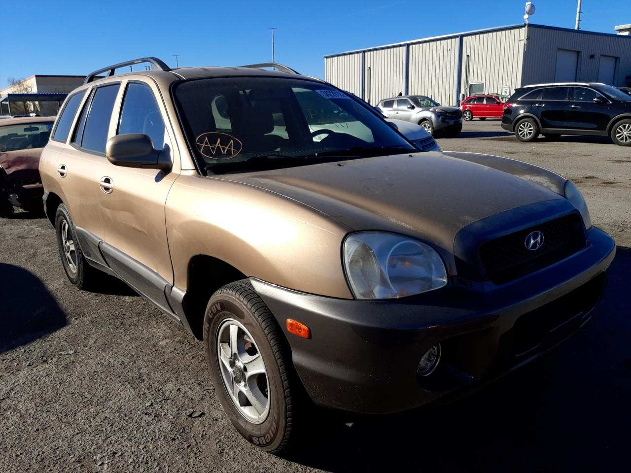 HYUNDAI SANTA FE G 2003 with VIN KM8SC73D93U453937 - Photo from auction