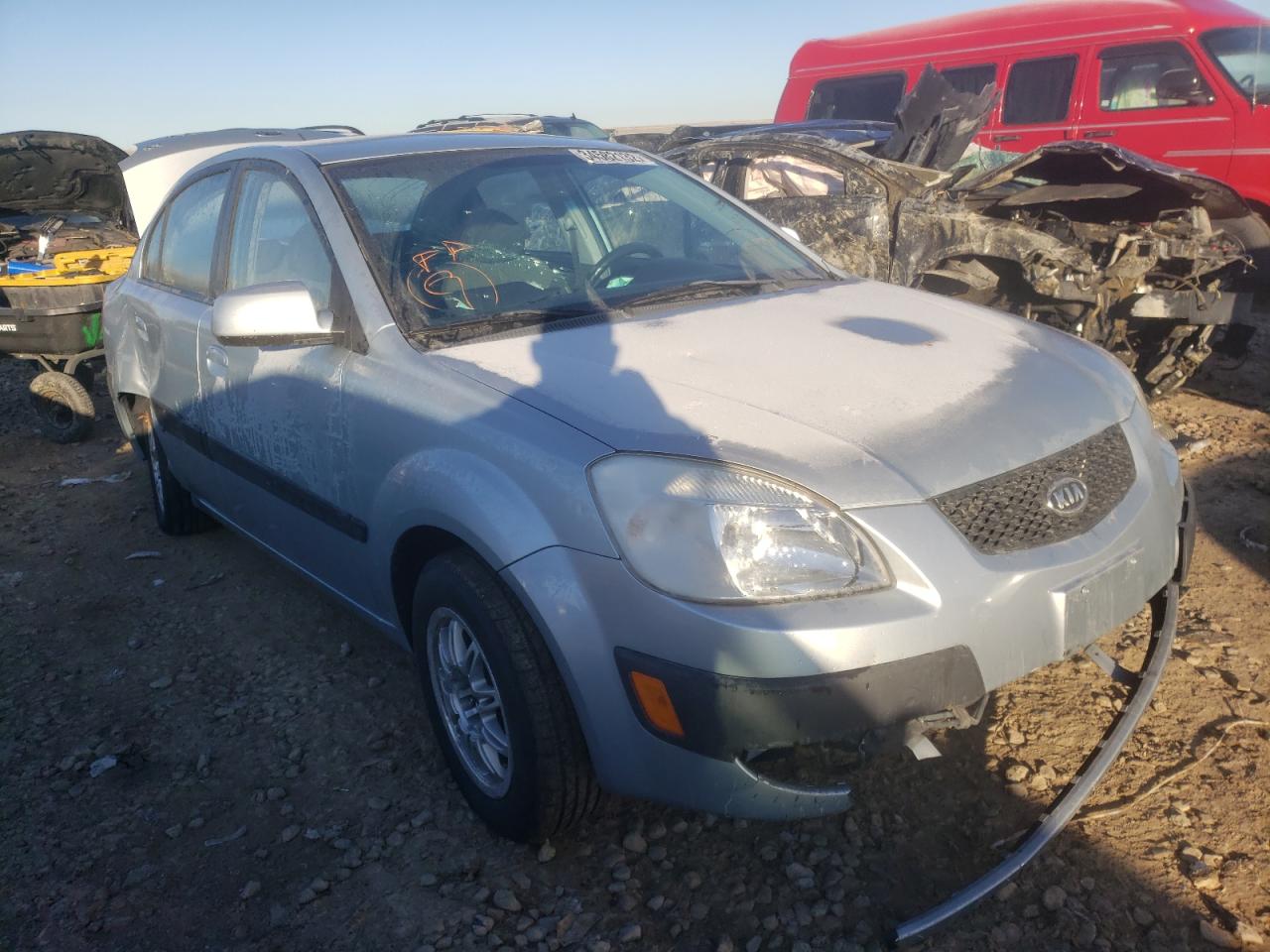 KIA RIO 2006 with VIN KNADE123866085477 - Photo from auction