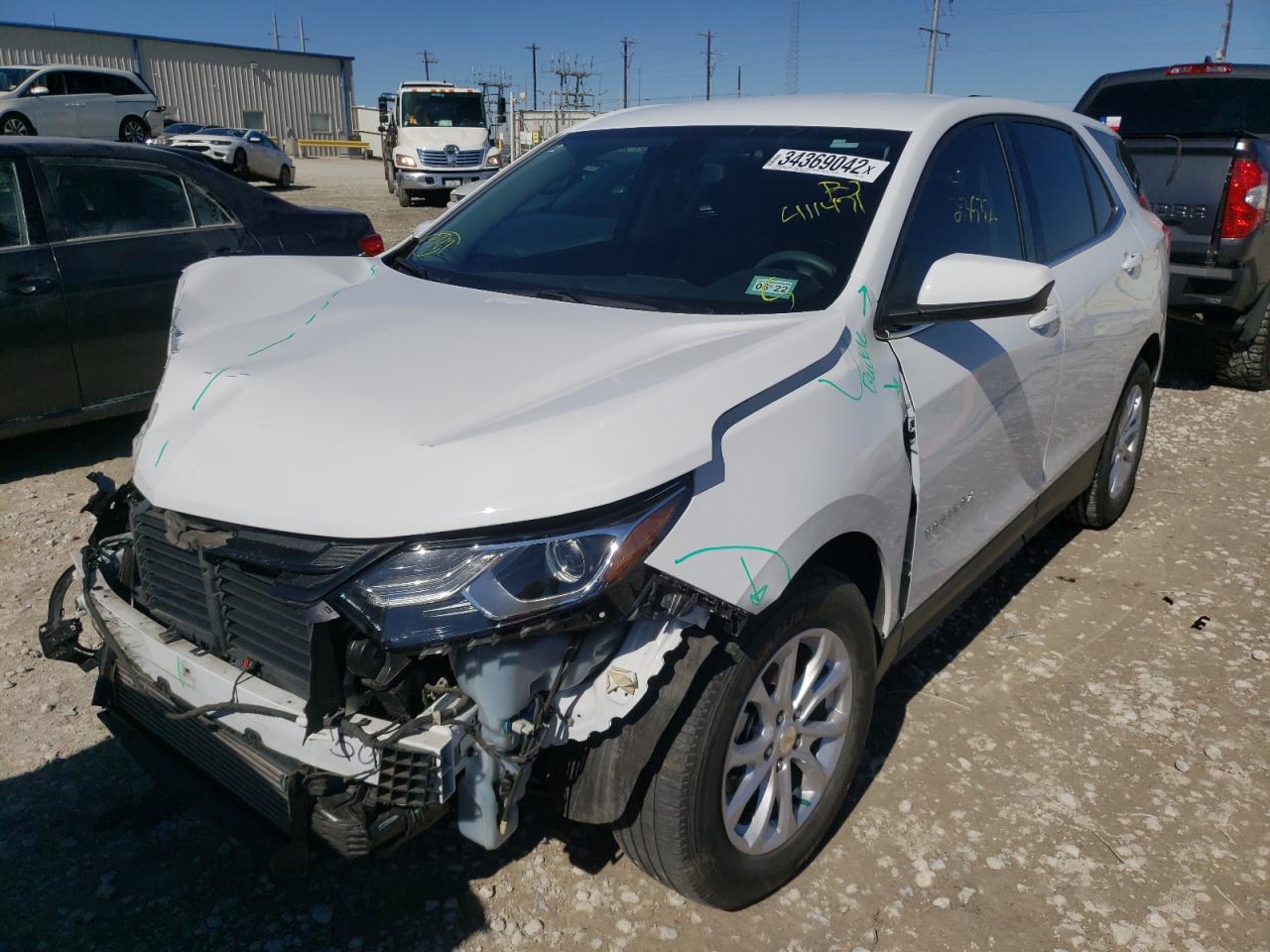 Photo 2 from auction – 2018 CHEVROLET EQUINOX LT with VIN 3GNAXJEV2JL411471