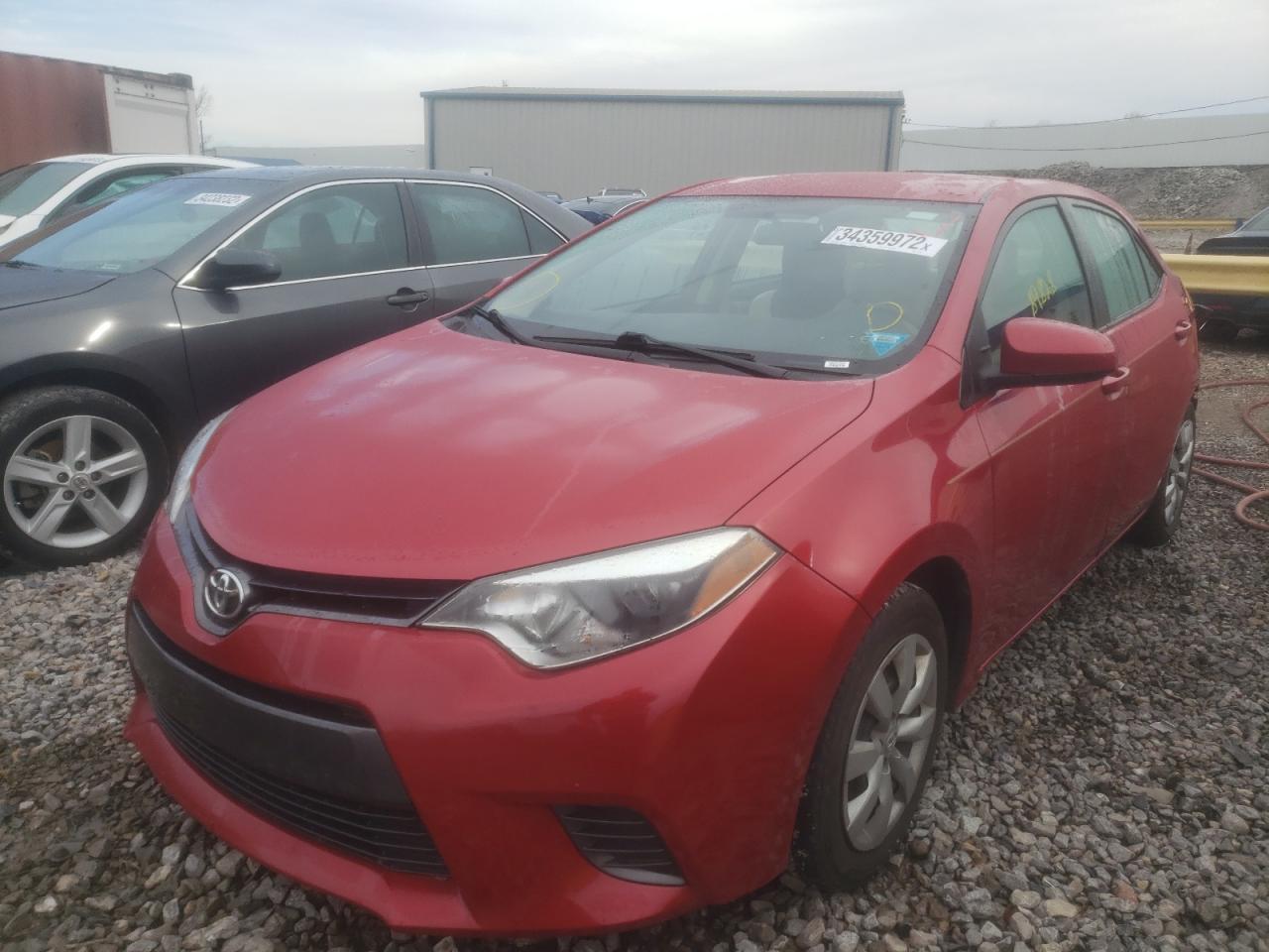 Photo 2 from auction – 2015 TOYOTA COROLLA L with VIN 2T1BURHE8FC277706