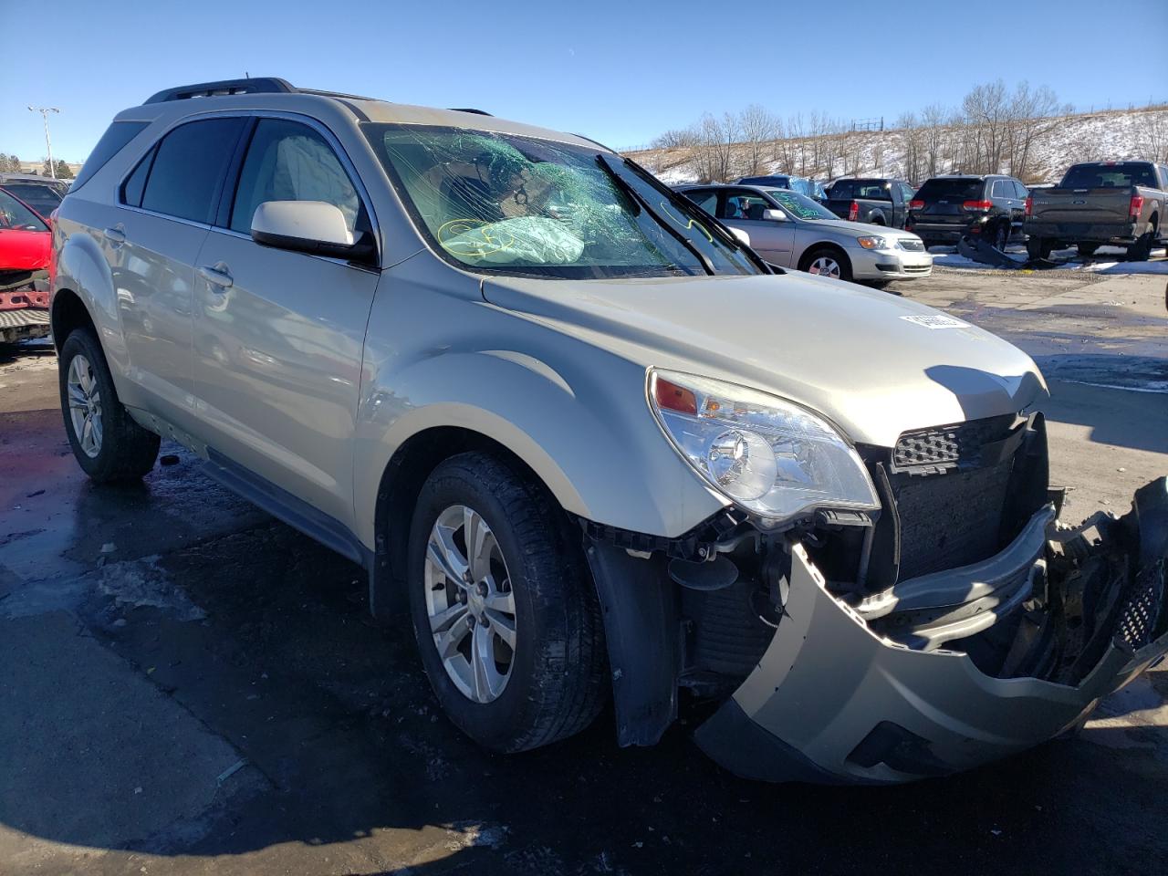 CHEVROLET EQUINOX LT 2014 with VIN 2GNALBEK6E6153327 - Photo from auction