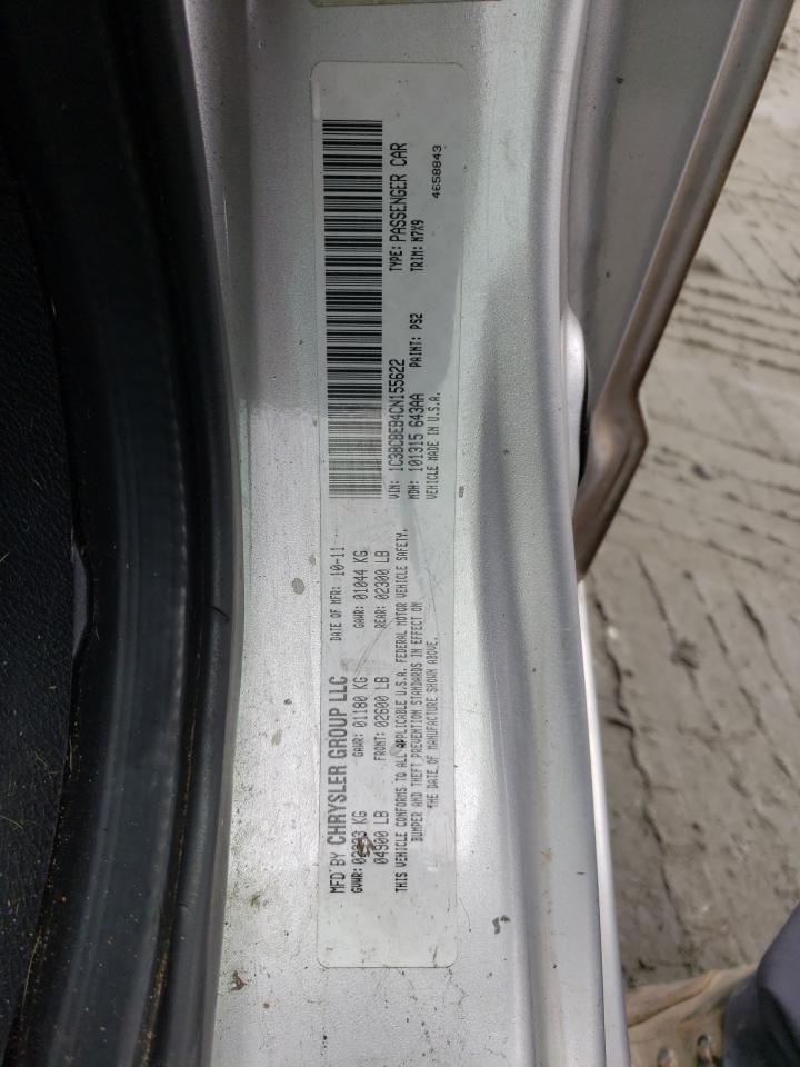Photo 10 from auction – 2012 CHRYSLER 200 TOURIN with VIN 1C3BCBEB4CN155622