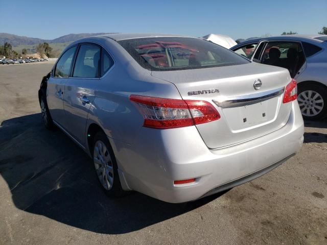 Photo 3 from auction – 2015 NISSAN SENTRA S with VIN 3N1AB7AP2FY272425