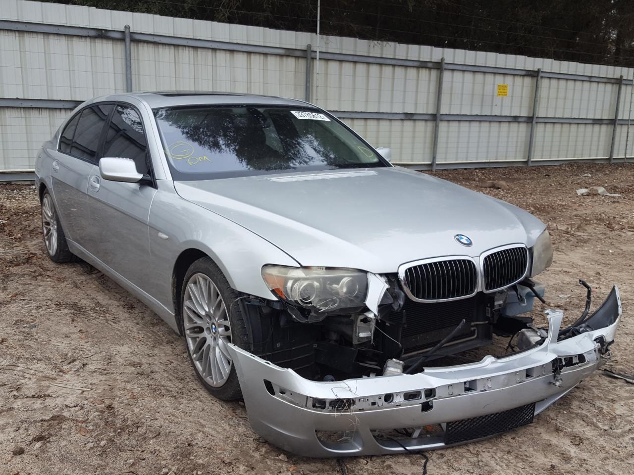 BMW 750 LI 2008 with VIN WBAHN83548DT76678 - Photo from auction