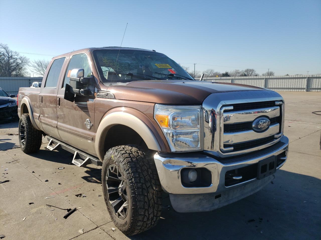 FORD F250 SUPER 2012 with VIN 1FT7W2BTXCEA69494 - Photo from auction