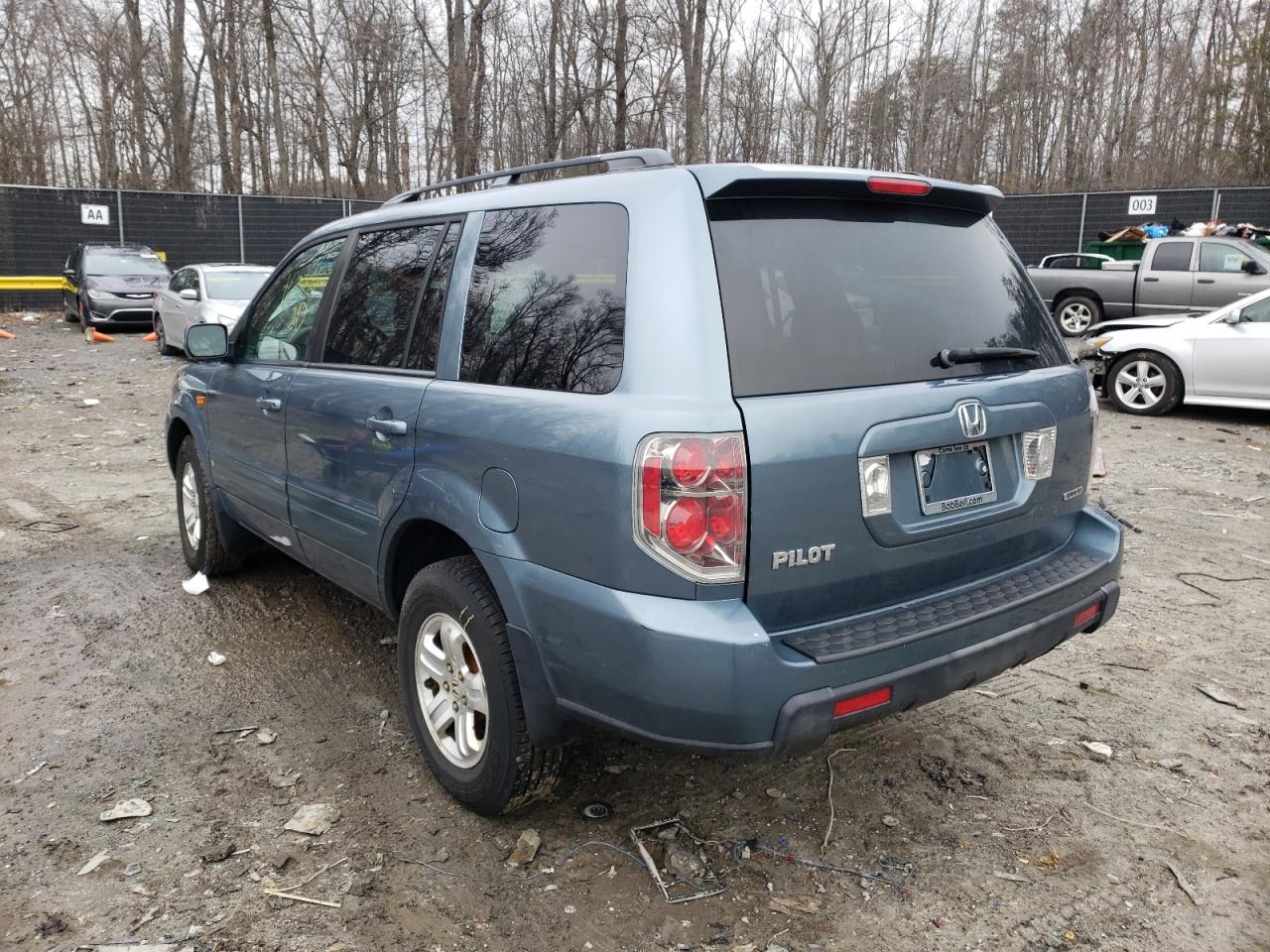 Photo 3 from auction – 2008 HONDA PILOT VP with VIN 5FNYF18208B004219