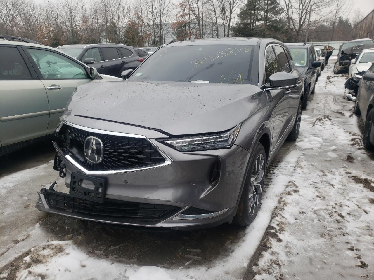 Photo 2 from auction – 2022 ACURA MDX TECHNO with VIN 5J8YE1H45NL035853
