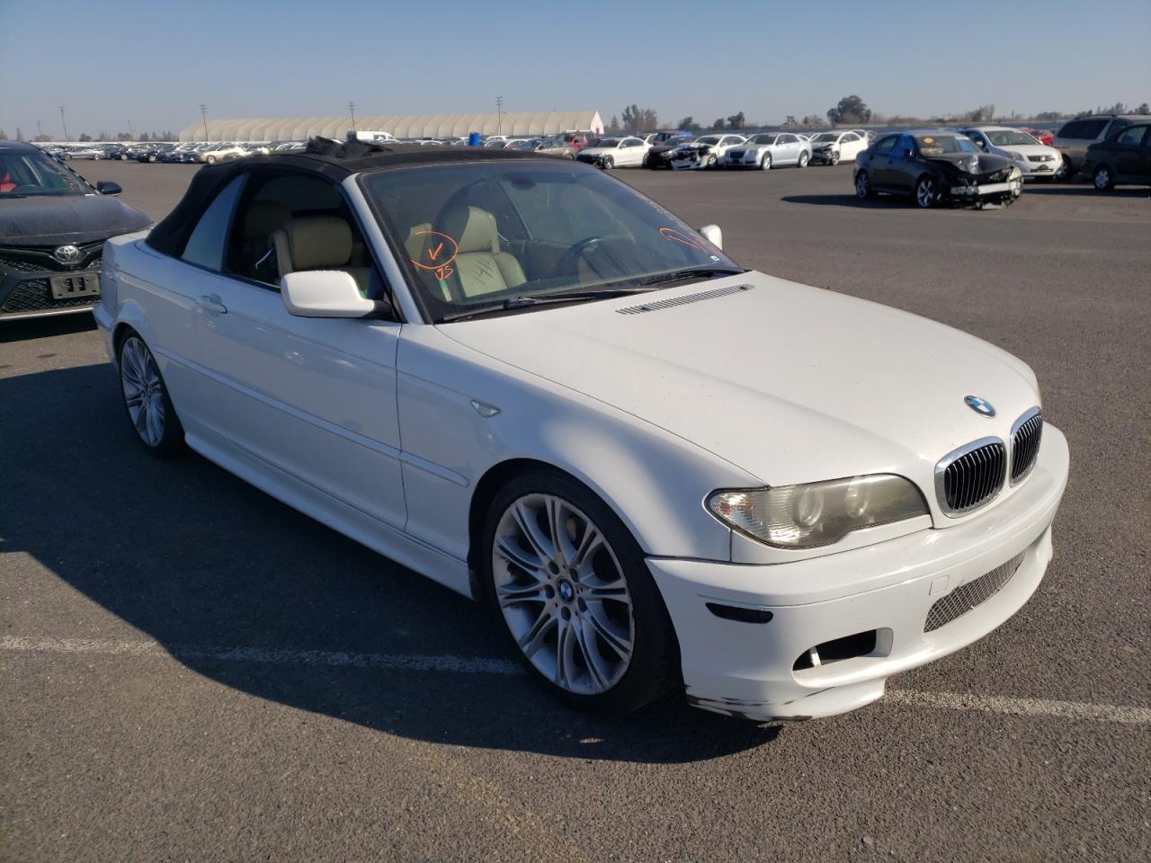 BMW 330 CI 2005 with VIN WBABW53445PL50889 - Photo from auction