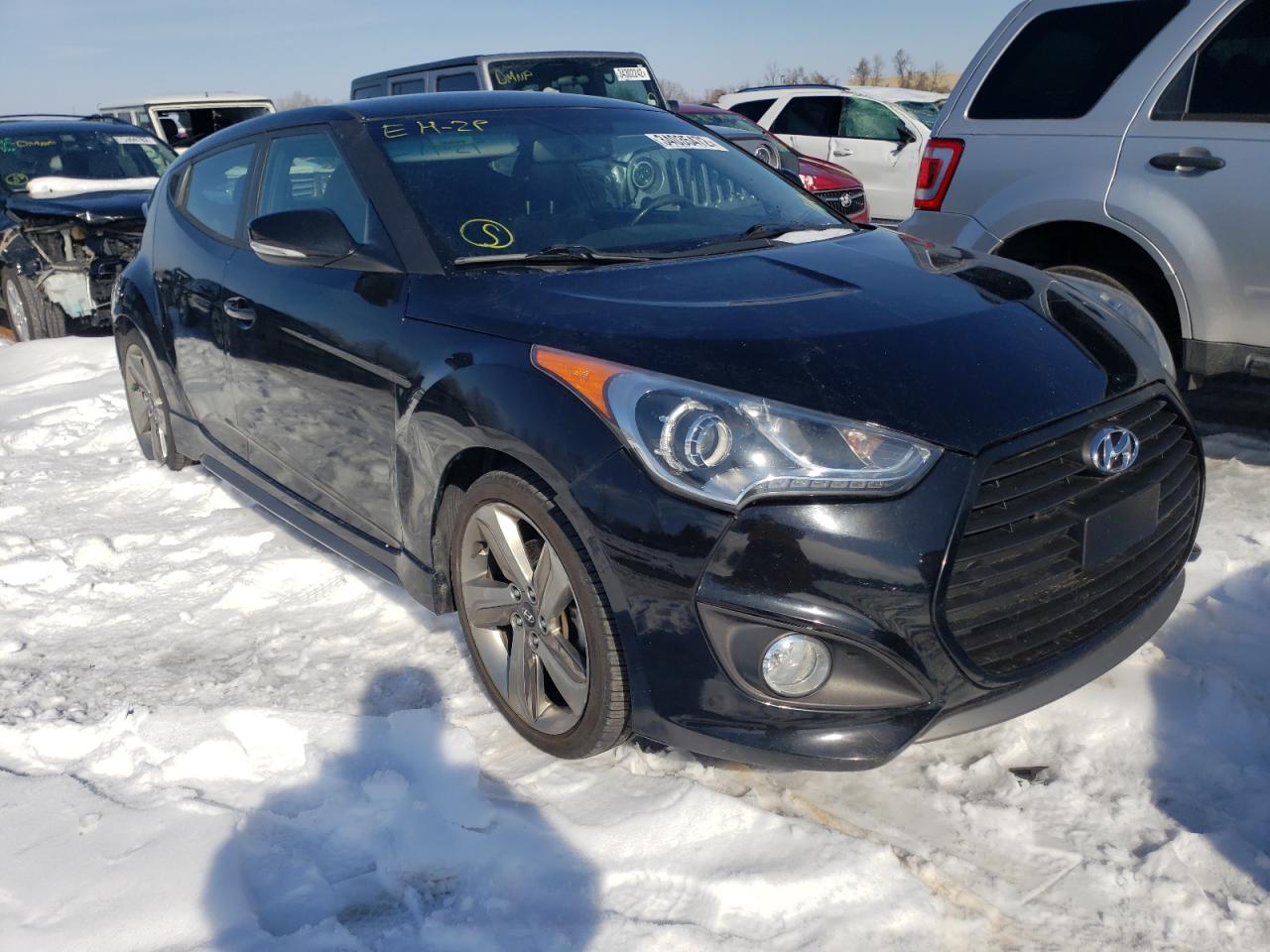 HYUNDAI VELOSTER T 2013 with VIN KMHTC6AE6DU167765 - Photo from auction