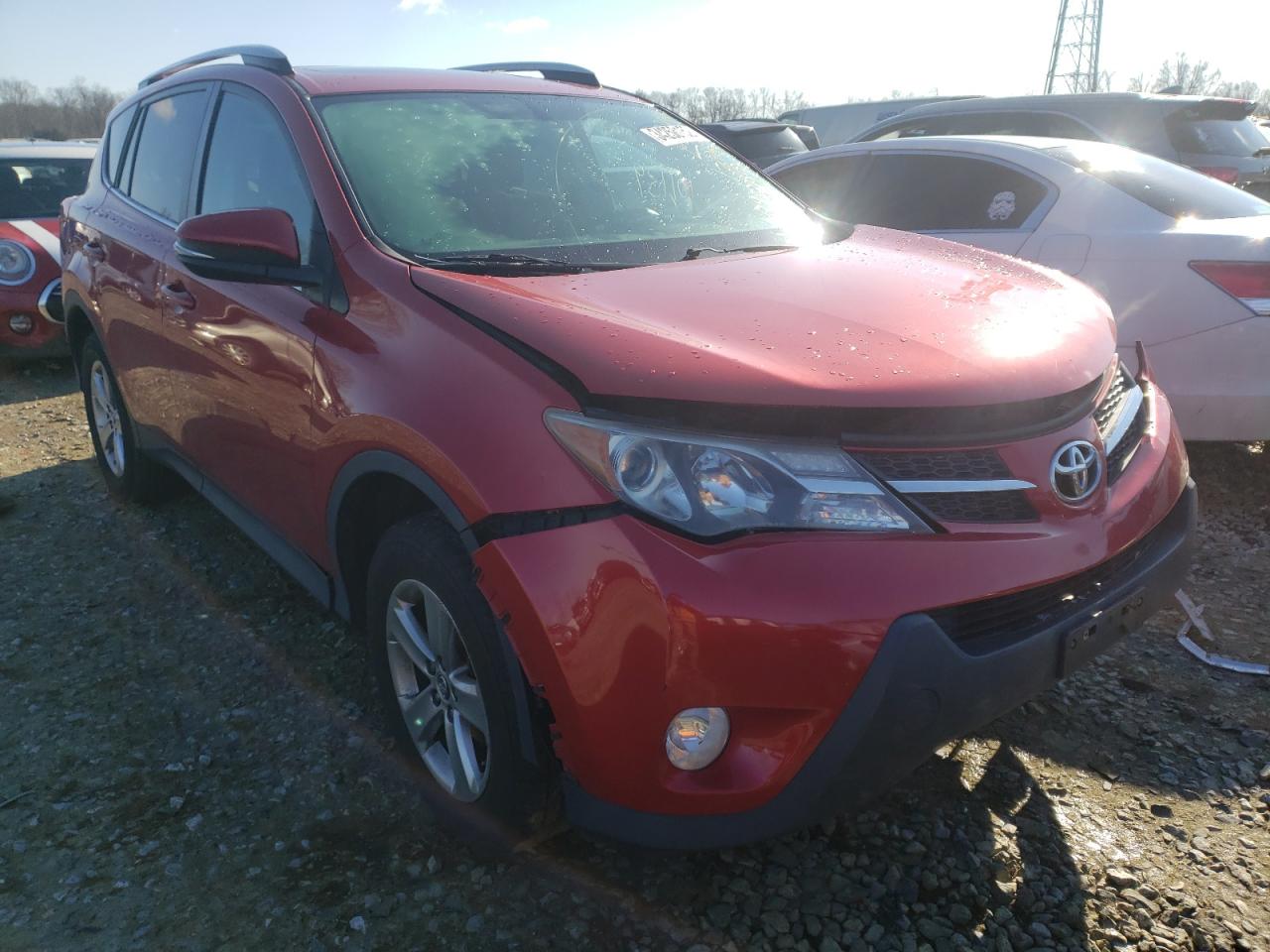 TOYOTA RAV4 XLE 2015 with VIN 2T3RFREV5FW299309 - Photo from auction