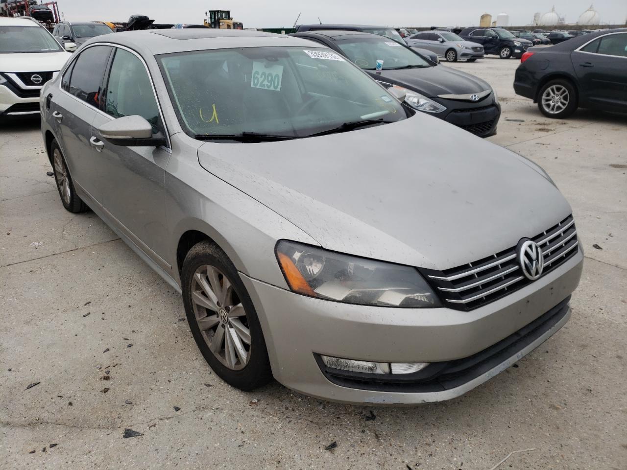 VOLKSWAGEN PASSAT SEL 2012 with VIN 1VWCP7A37CC092279 - Photo from auction