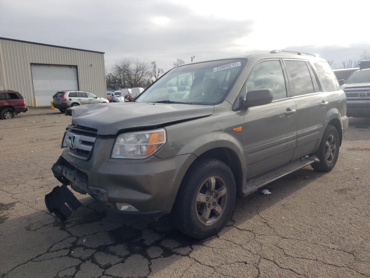 Photo 2 from auction – 2007 HONDA PILOT EX with VIN 5FNYF18417B019442
