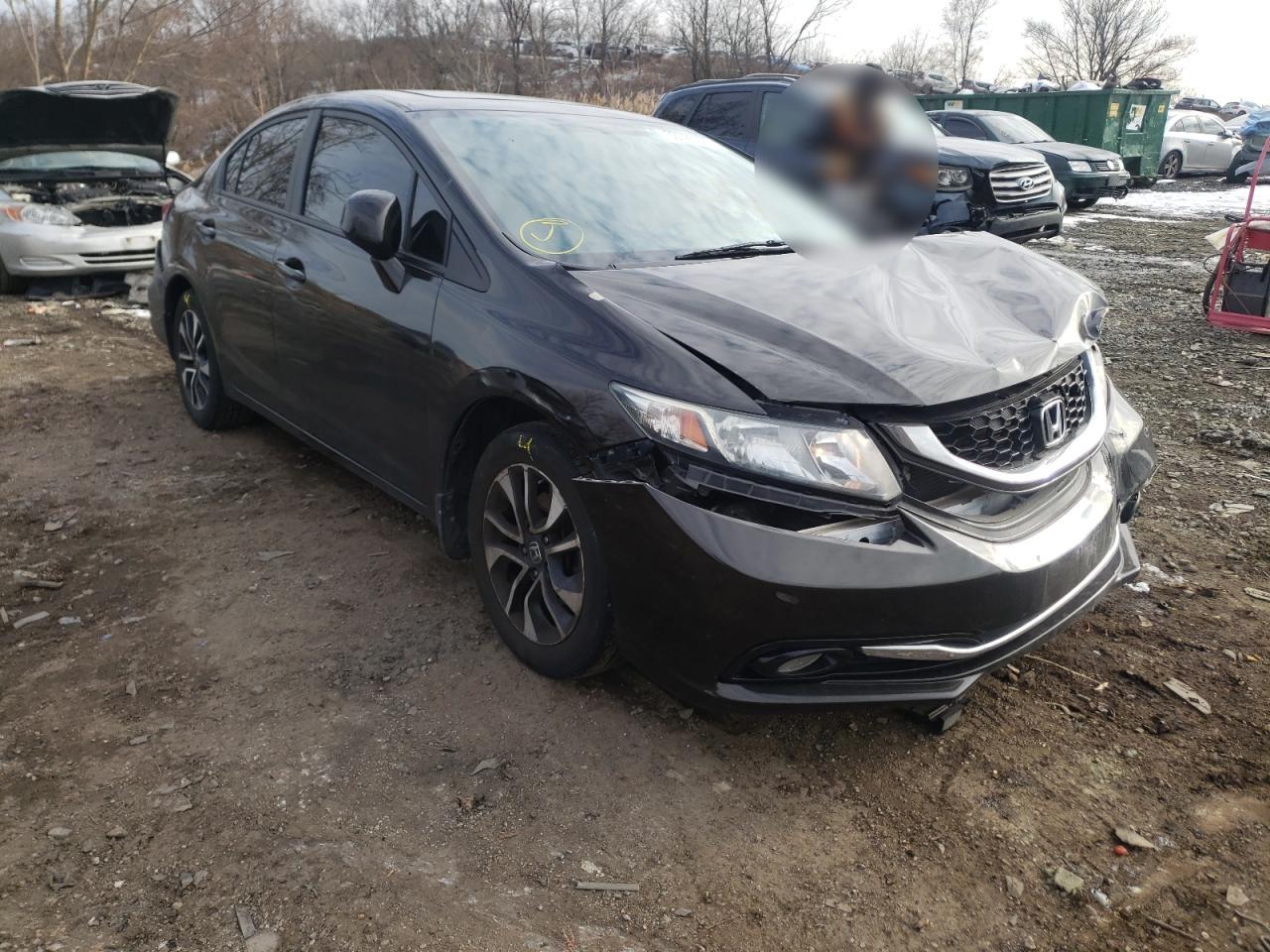 HONDA CIVIC EXL 2013 with VIN 19XFB2F95DE204134 - Photo from auction