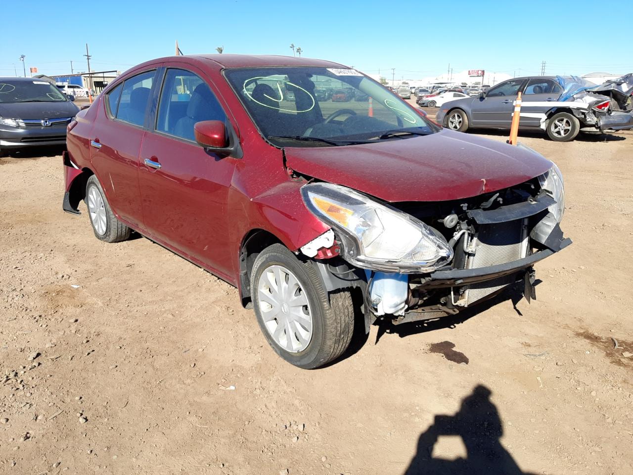 Photo 19 from auction – 2017 NISSAN VERSA S with VIN 3N1CN7AP9HK472532