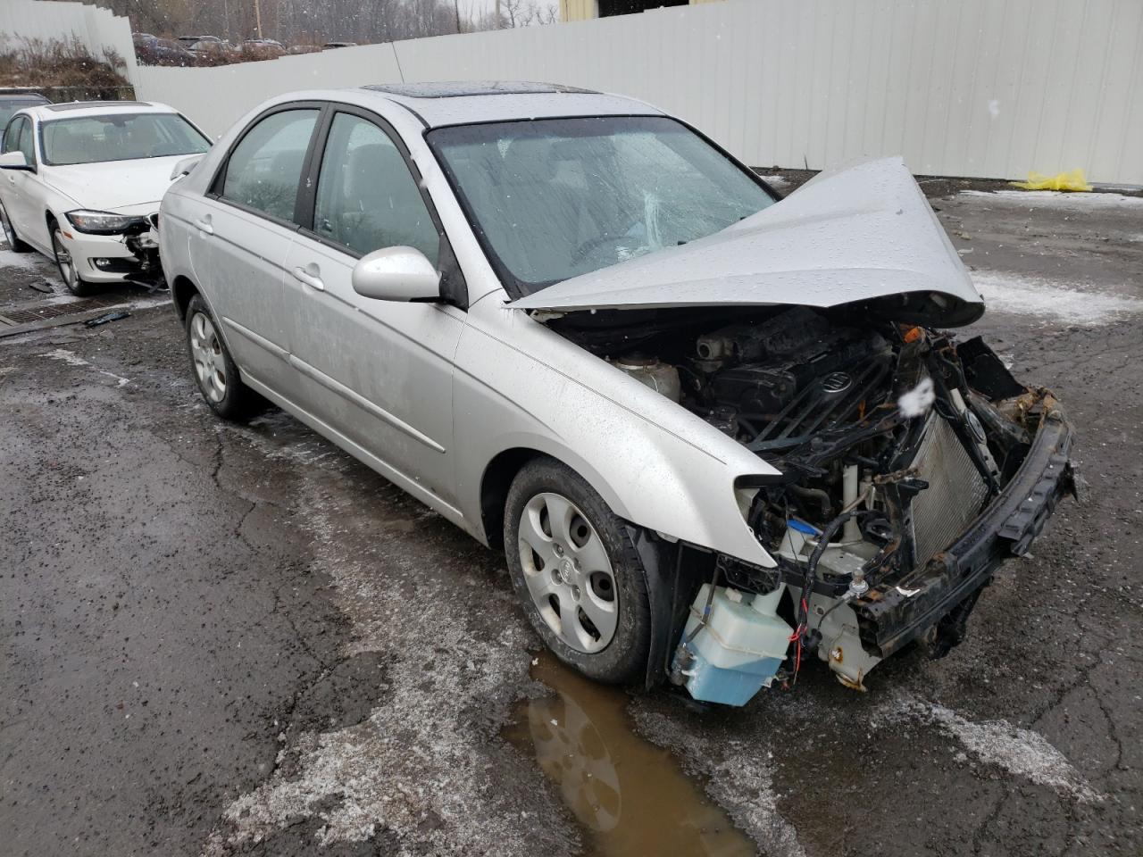 KIA SPECTRA EX 2008 with VIN KNAFE122X85534683 - Photo from auction