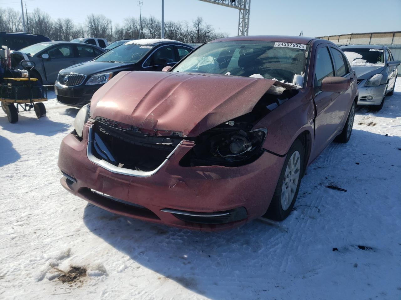 Photo 2 from auction – 2012 CHRYSLER 200 LX with VIN 1C3CCBAB3CN163804