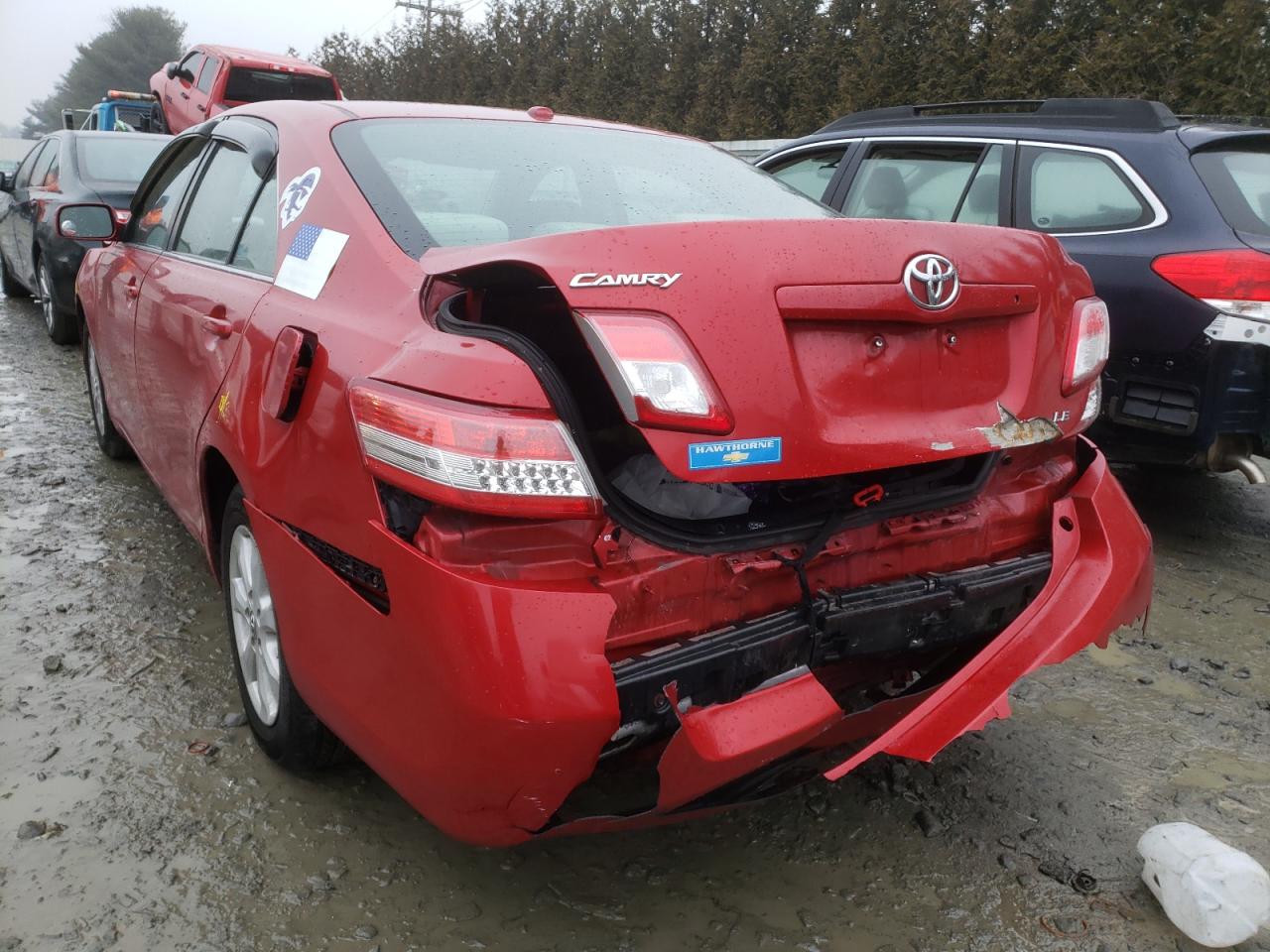 Photo 3 from auction – 2010 TOYOTA CAMRY BASE with VIN 4T1BF3EK1AU573269
