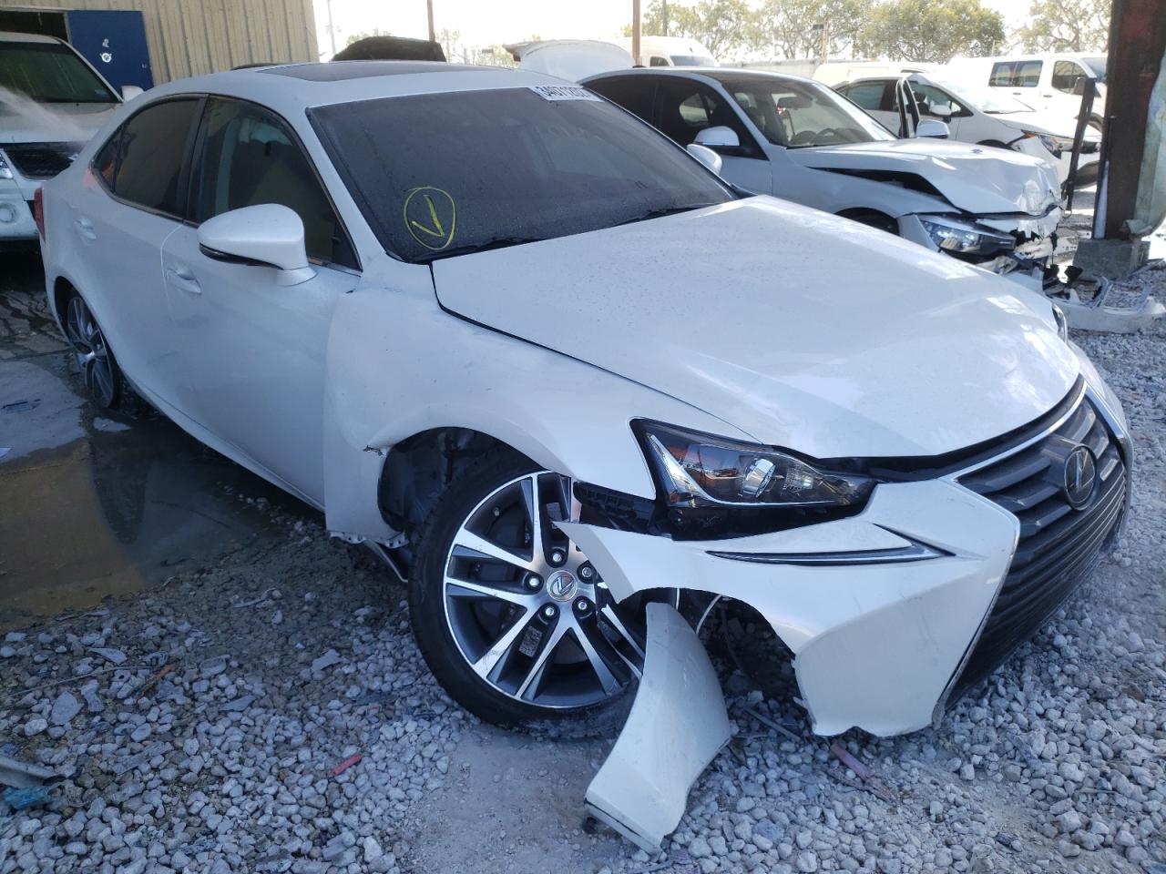 LEXUS IS 300 2019 with VIN JTHBA1D23K5100895 - Photo from auction