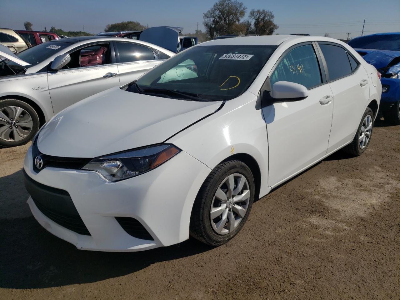 Photo 2 from auction – 2014 TOYOTA COROLLA L with VIN 2T1BURHE1EC147488
