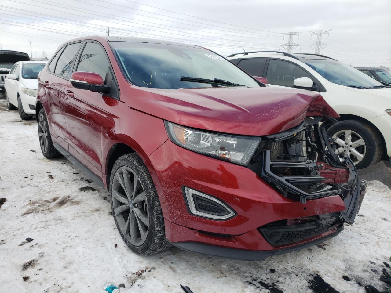 FORD EDGE SPORT 2018 with VIN 2FMPK4AP3JBC21258 - Photo from auction