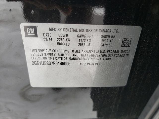 Photo 10 from auction – 2015 CADILLAC XTS with VIN 2G61U5S37F9146006