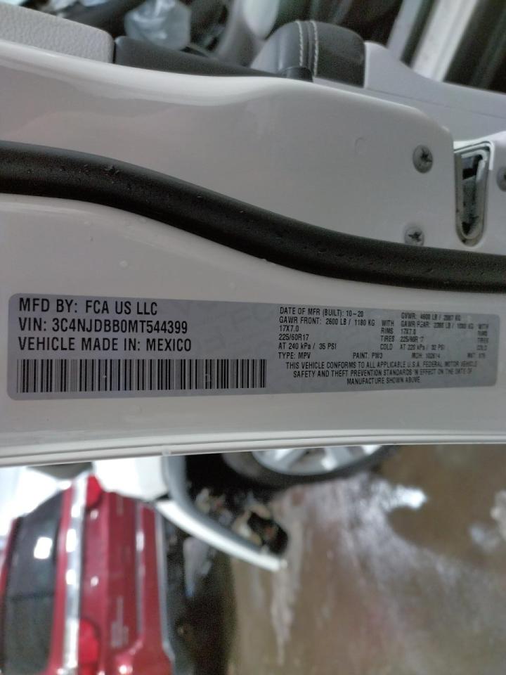 Zdjęcie 10 z aukcji – 2021 JEEP COMPASS LA z VIN 3C4NJDBB0MT544399