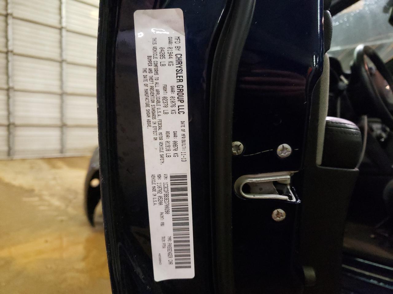Photo 10 from auction – 2014 DODGE DART SXT with VIN 1C3CDFBB3ED700280