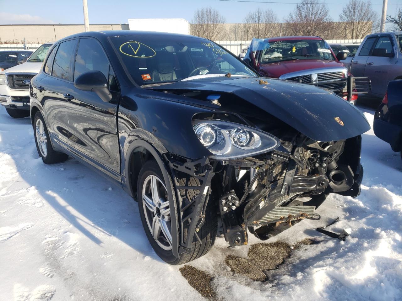 PORSCHE CAYENNE S 2014 with VIN WP1AB2A23ELA59428 - Photo from auction