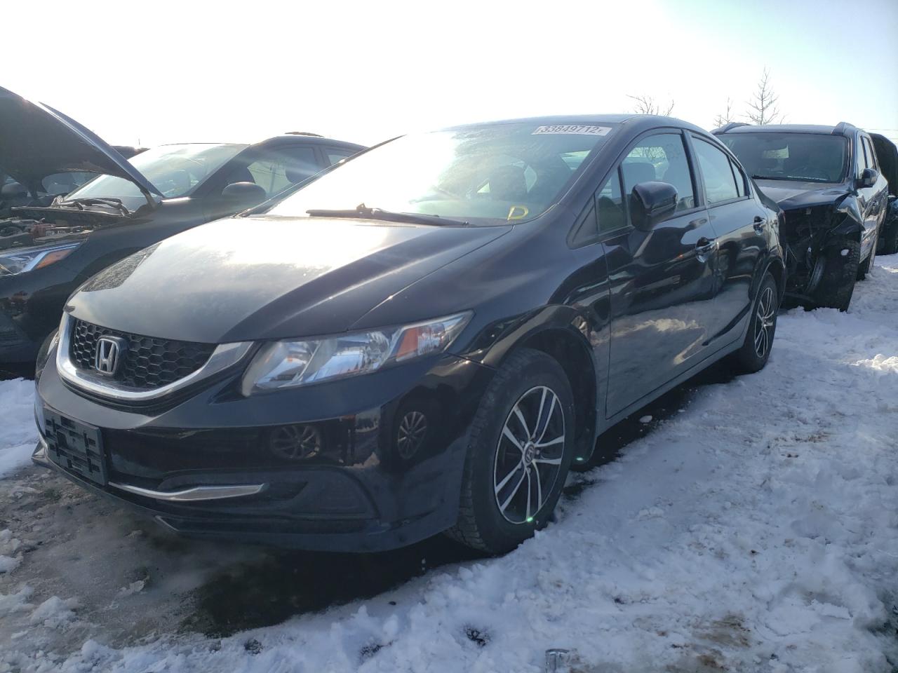 Photo 2 from auction – 2015 HONDA CIVIC LX with VIN 2HGFB2F41FH036408