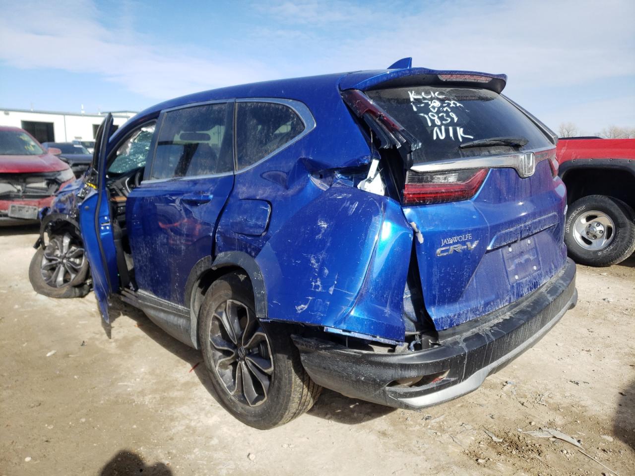 Photo 3 from auction – 2020 HONDA CR-V EX with VIN 7FARW2H55LE017839