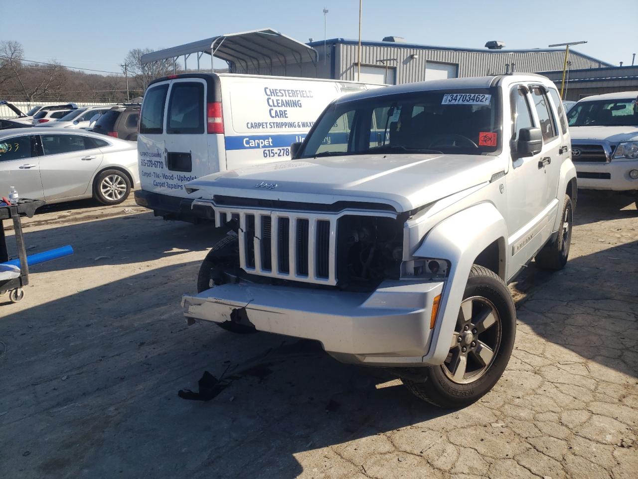 Photo 2 from auction – 2008 JEEP LIBERTY SP with VIN 1J8GN28K98W175673