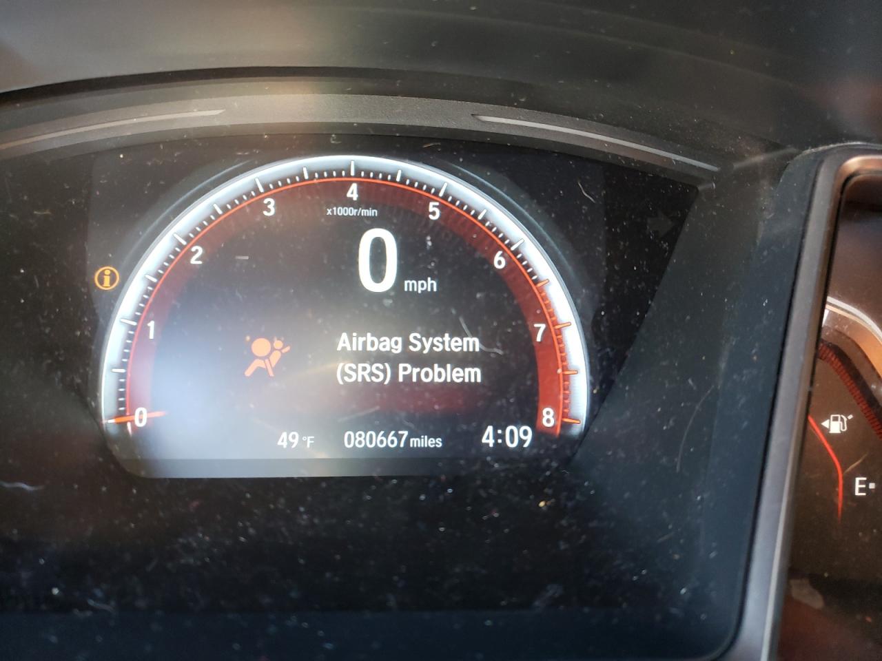 Photo 8 from auction – 2017 HONDA CIVIC SI with VIN 2HGFC1E52HH703099