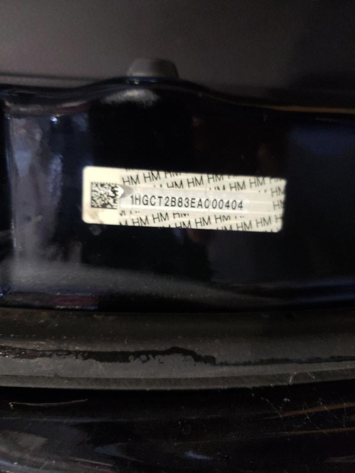 Photo 10 from auction – 2014 HONDA ACCORD EXL with VIN 1HGCT2B83EA000404