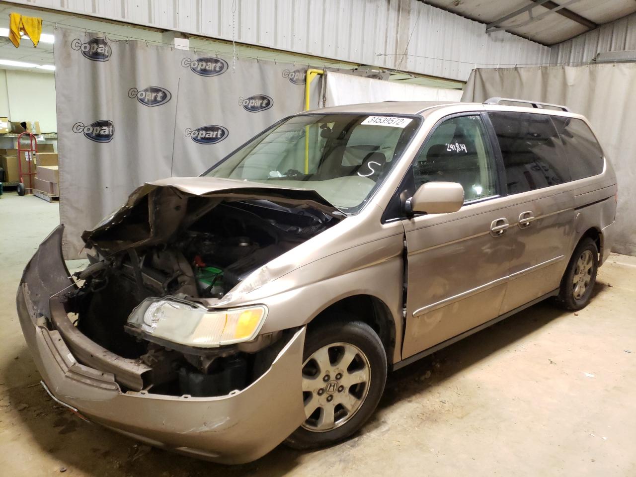 Photo 2 from auction – 2003 HONDA ODYSSEY EX with VIN 5FNRL18963B018595
