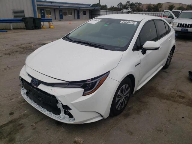 Photo 2 from auction – 2021 TOYOTA COROLLA LE with VIN JTDEAMDE6MJ035139