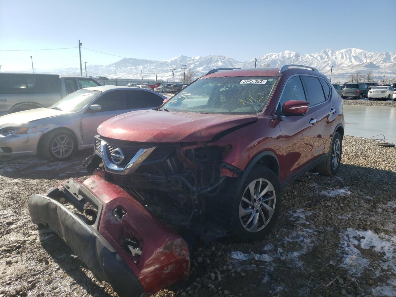 Photo 2 from auction – 2014 NISSAN ROGUE S with VIN 5N1AT2MV8EC806845