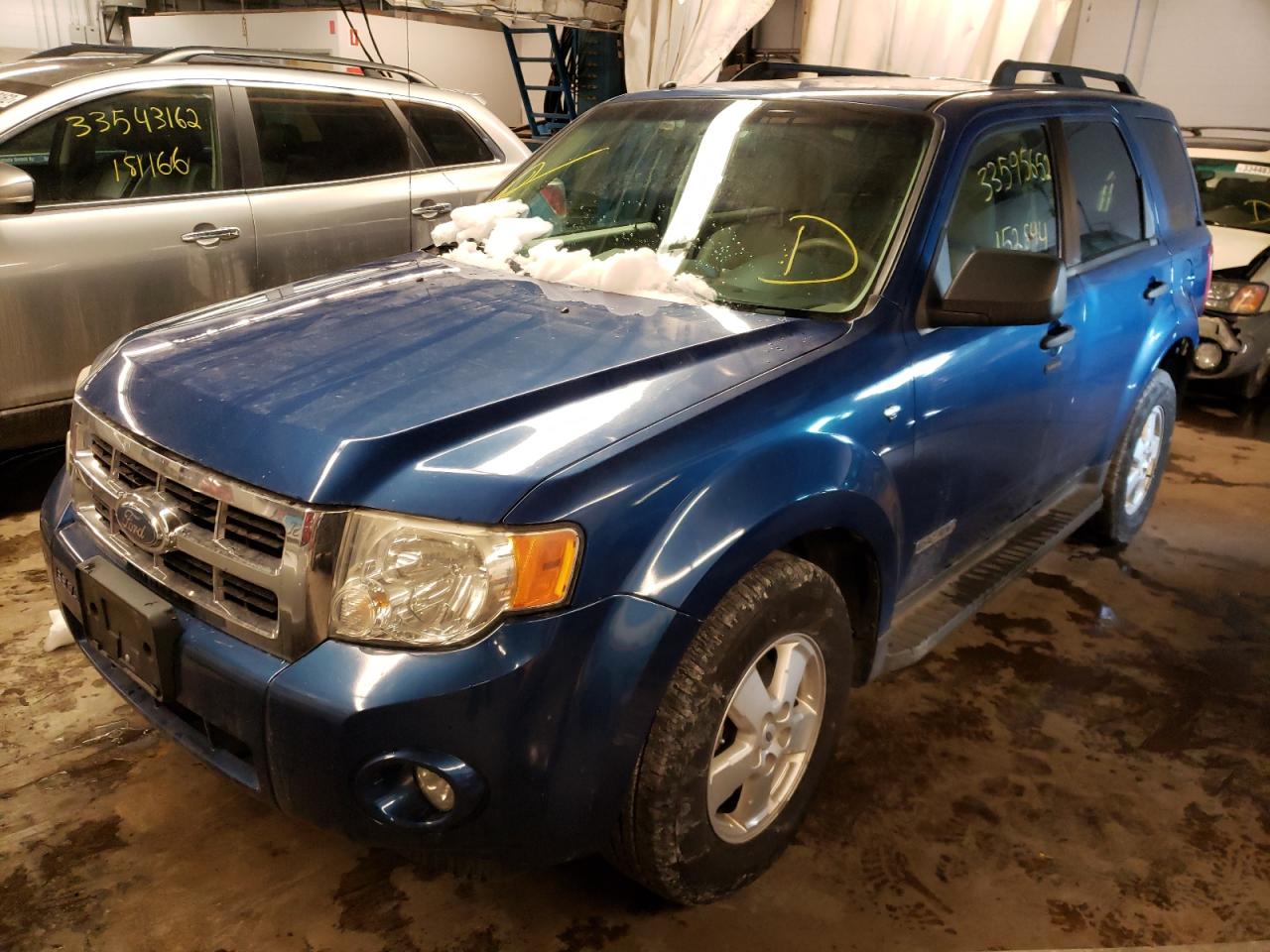 Photo 2 from auction – 2008 FORD ESCAPE XLT with VIN 1FMCU031X8KA28602