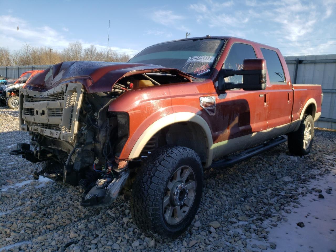 Photo 2 from auction – 2008 FORD F250 SUPER with VIN 1FTSW21R48EA07371