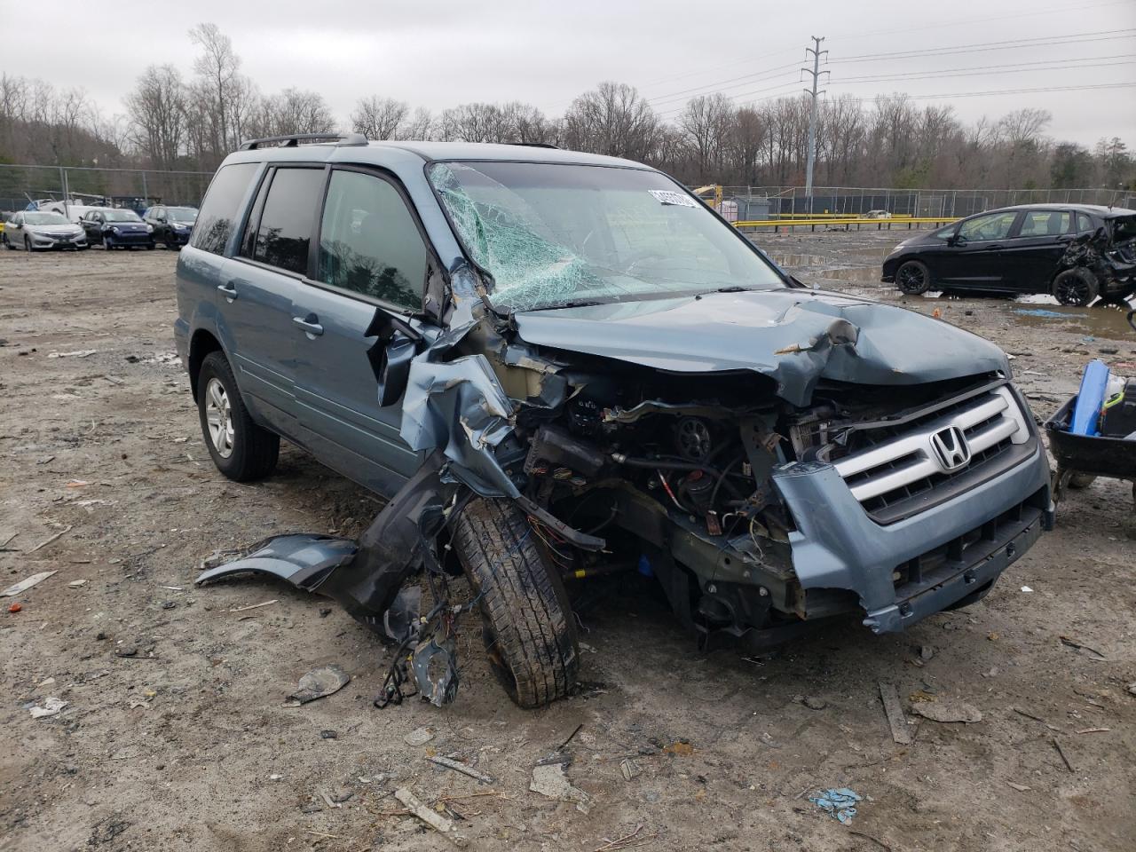 HONDA PILOT VP 2008 with VIN 5FNYF18208B004219 - Photo from auction