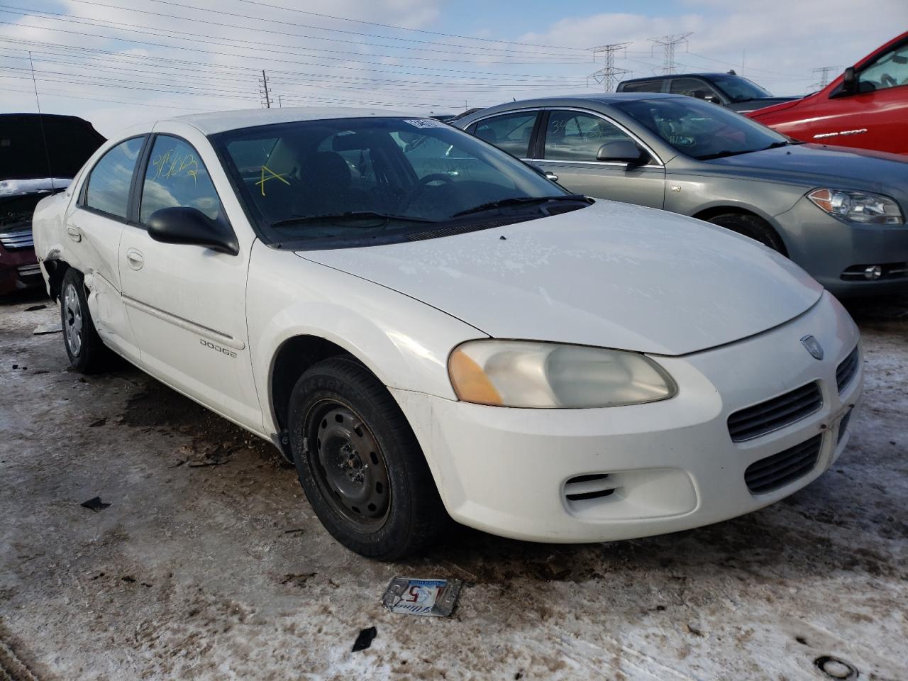DODGE STRATUS SE 2001 with VIN 1B3EJ46U41N508496 - Photo from auction