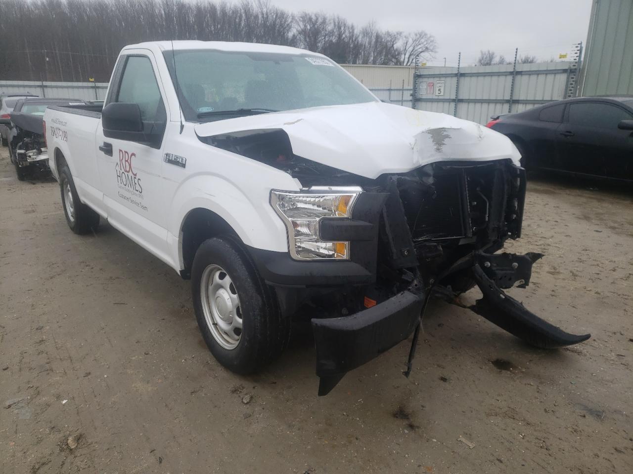 FORD F150 2017 with VIN 1FTMF1C88HKE07233 - Photo from auction