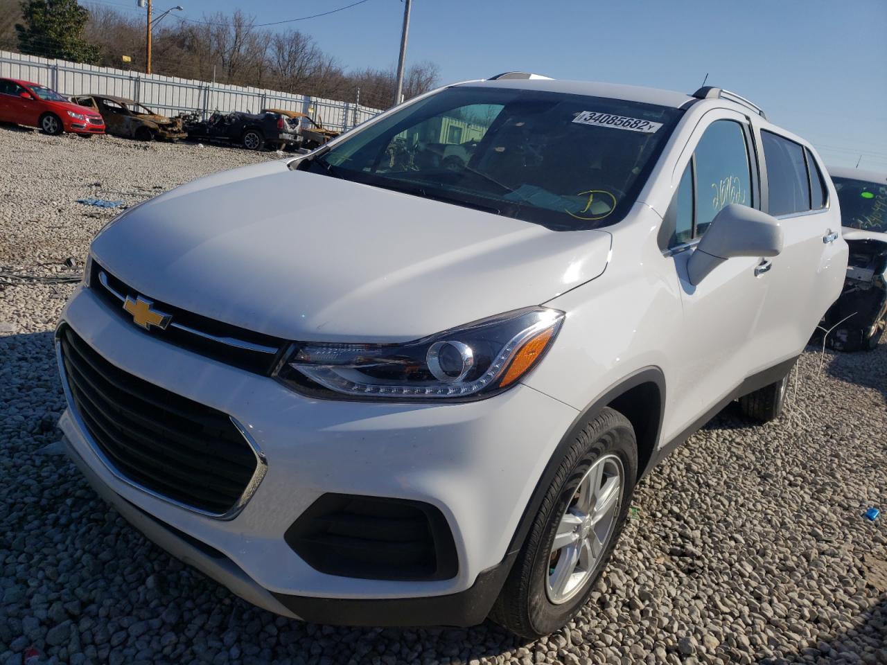 Photo 2 from auction – 2019 CHEVROLET TRAX 1LT with VIN 3GNCJPSB7KL152419
