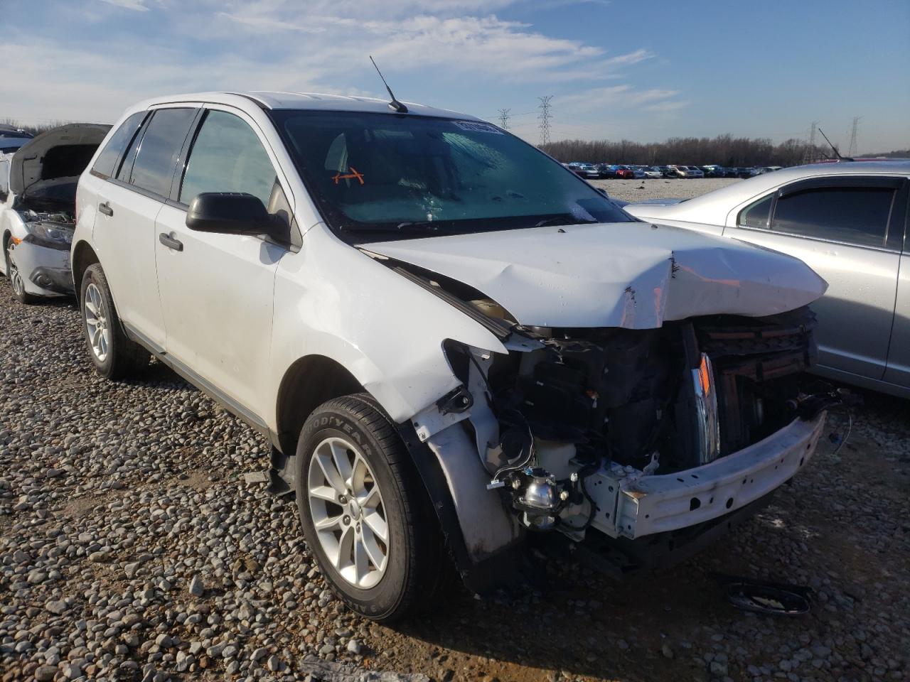FORD EDGE SE 2014 with VIN 2FMDK3GC7EBB60181 - Photo from auction