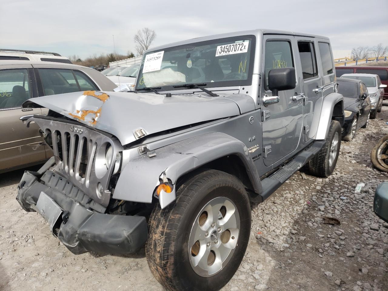 Photo 2 from auction – 2014 JEEP WRANGLER U with VIN 1C4BJWEG6EL121331