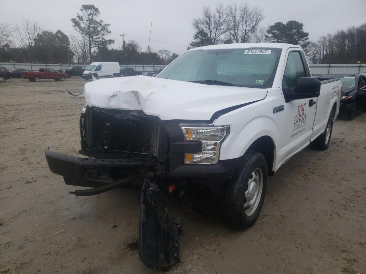 Photo 2 from auction – 2017 FORD F150 with VIN 1FTMF1C88HKE07233