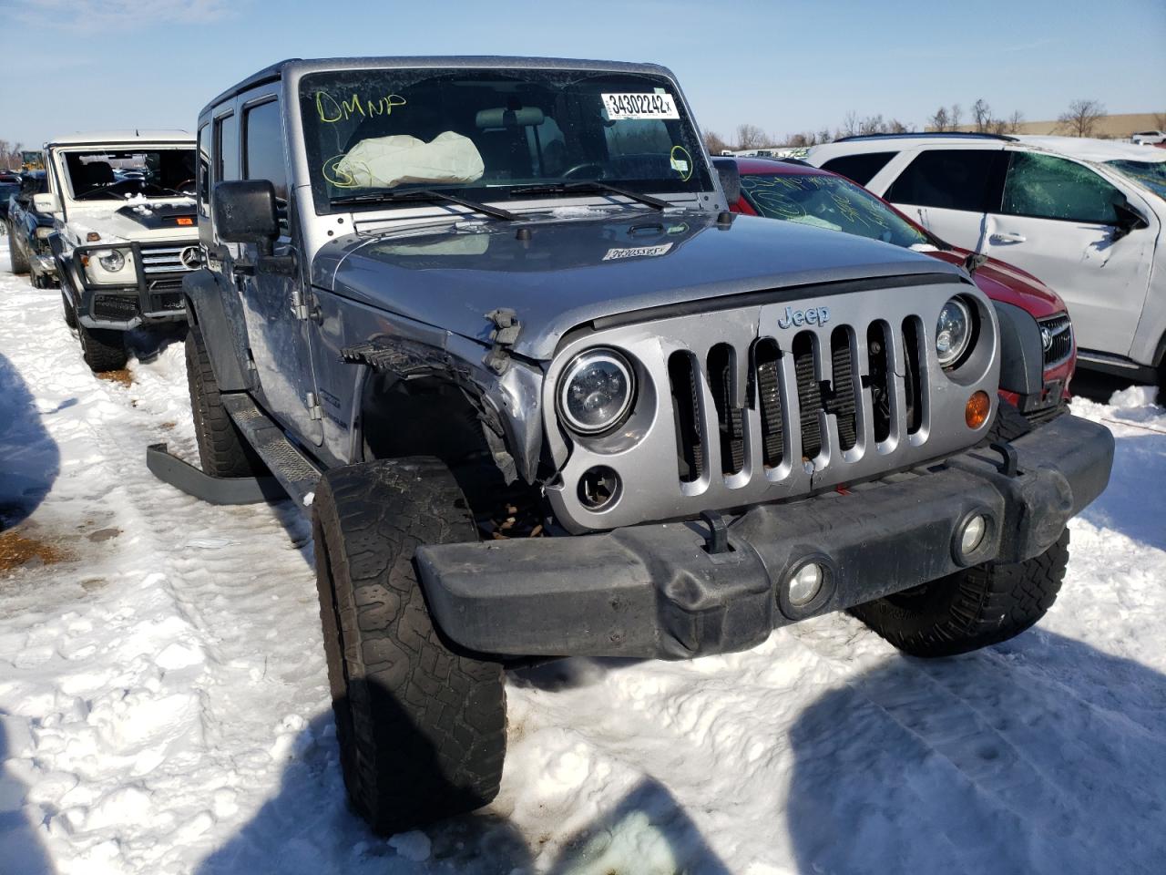 JEEP WRANGLER U 2013 with VIN 1C4BJWDG1DL582534 - Photo from auction