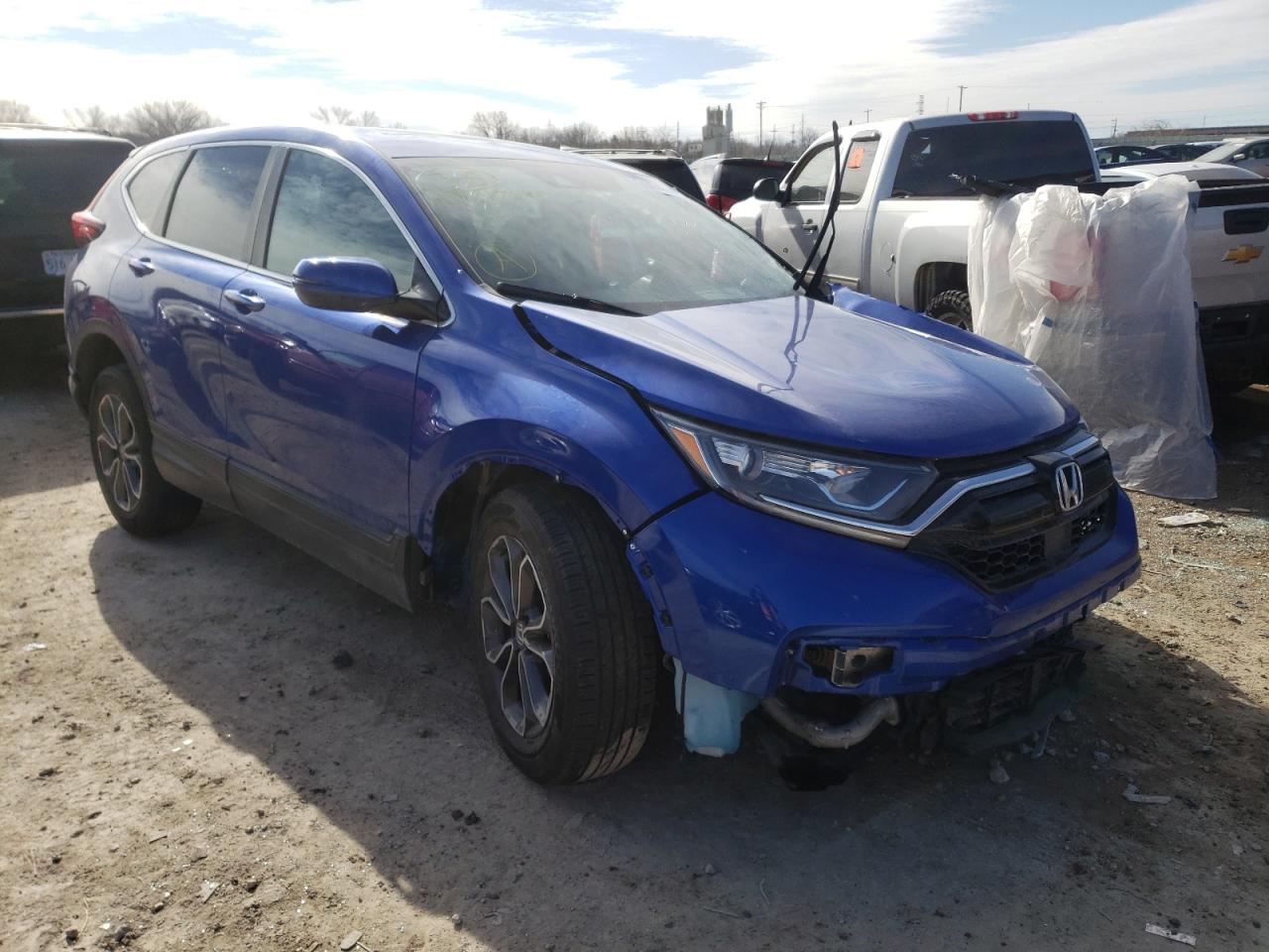 HONDA CR-V EX 2020 with VIN 7FARW2H55LE017839 - Photo from auction
