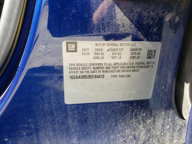 Photo 10 from auction – 2014 CADILLAC ATS with VIN 1G6AA5RX2E0164410