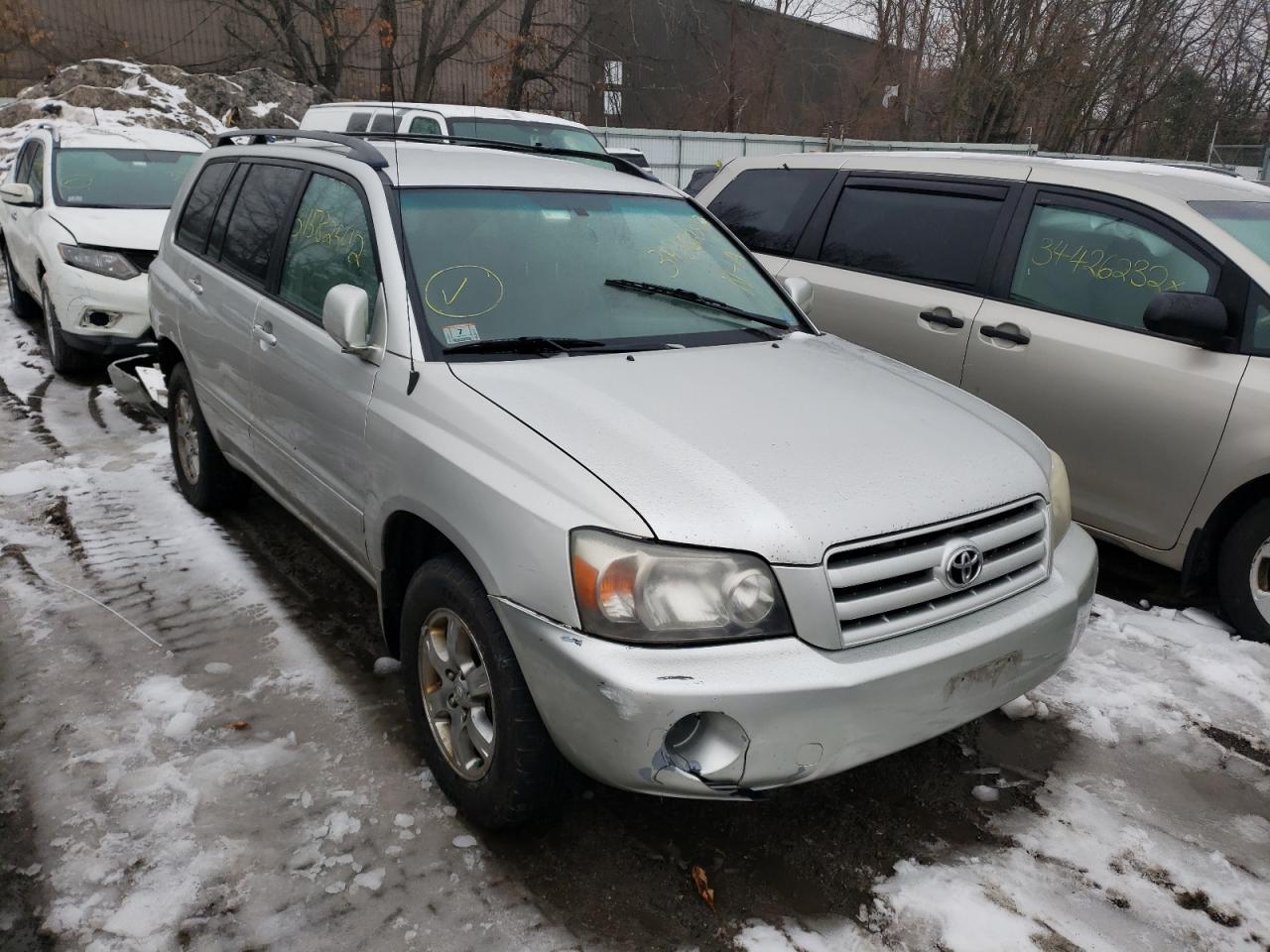 TOYOTA HIGHLANDER 2006 with VIN JTEDP21A660116758 - Photo from auction